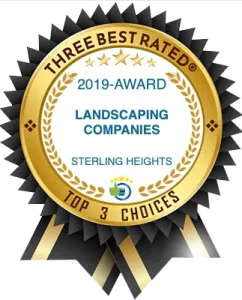 2019 Three Best Rated Landscape Companies Sterling Heights Award